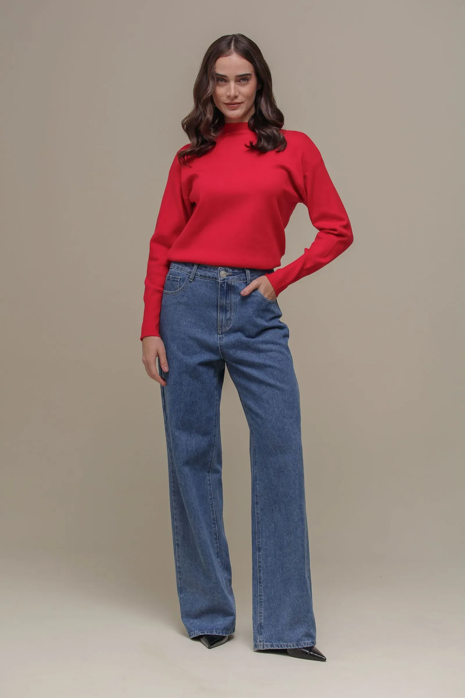 Cacharrel Tricô Recorte Costas